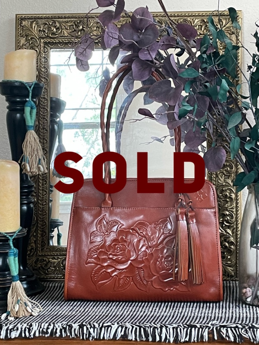 SOLD | Patricia Nash Paris Large Satchel - SOLD